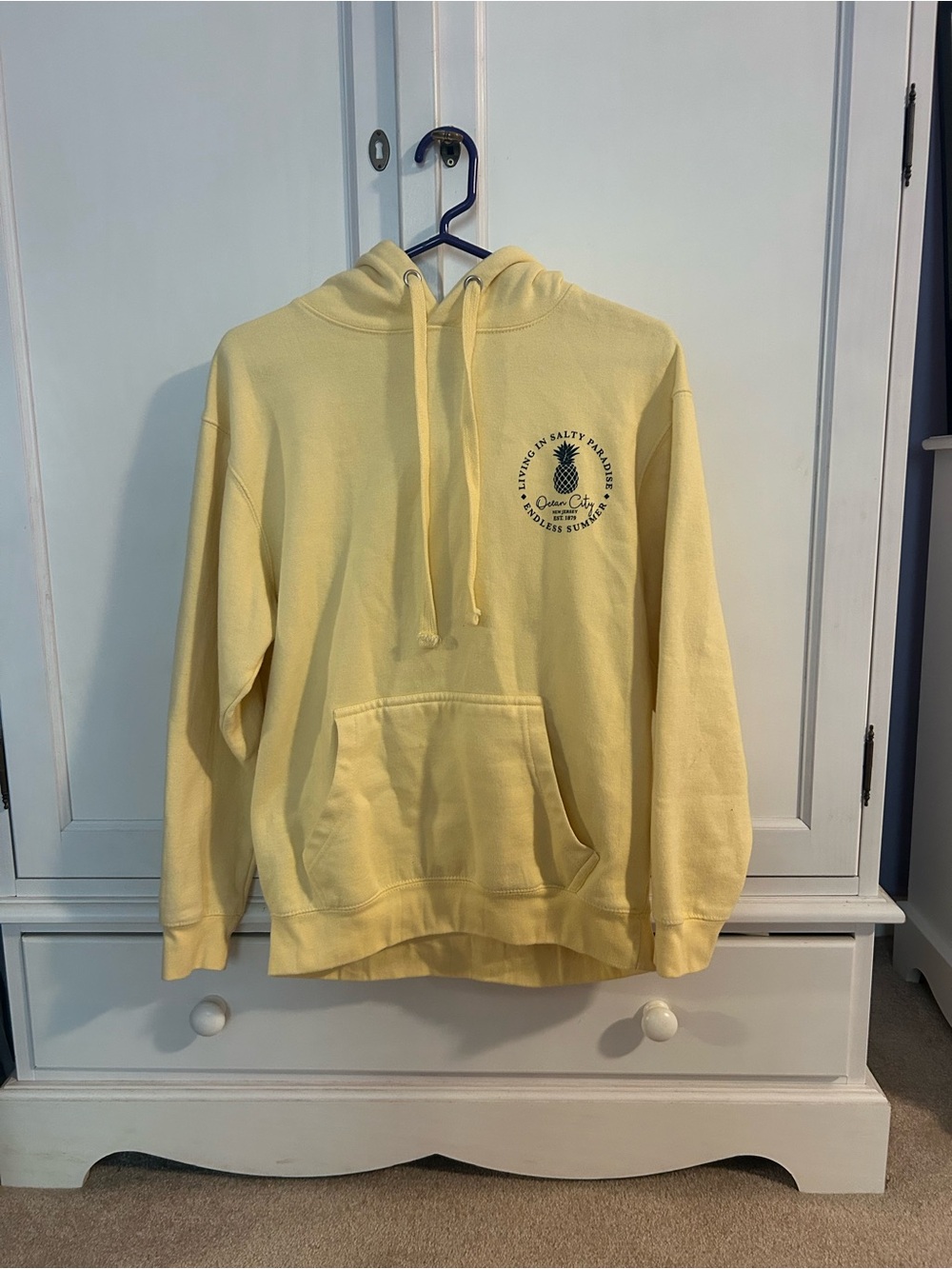 Yellow Pineapple Graphic Hoodie Sweatshirt - Men